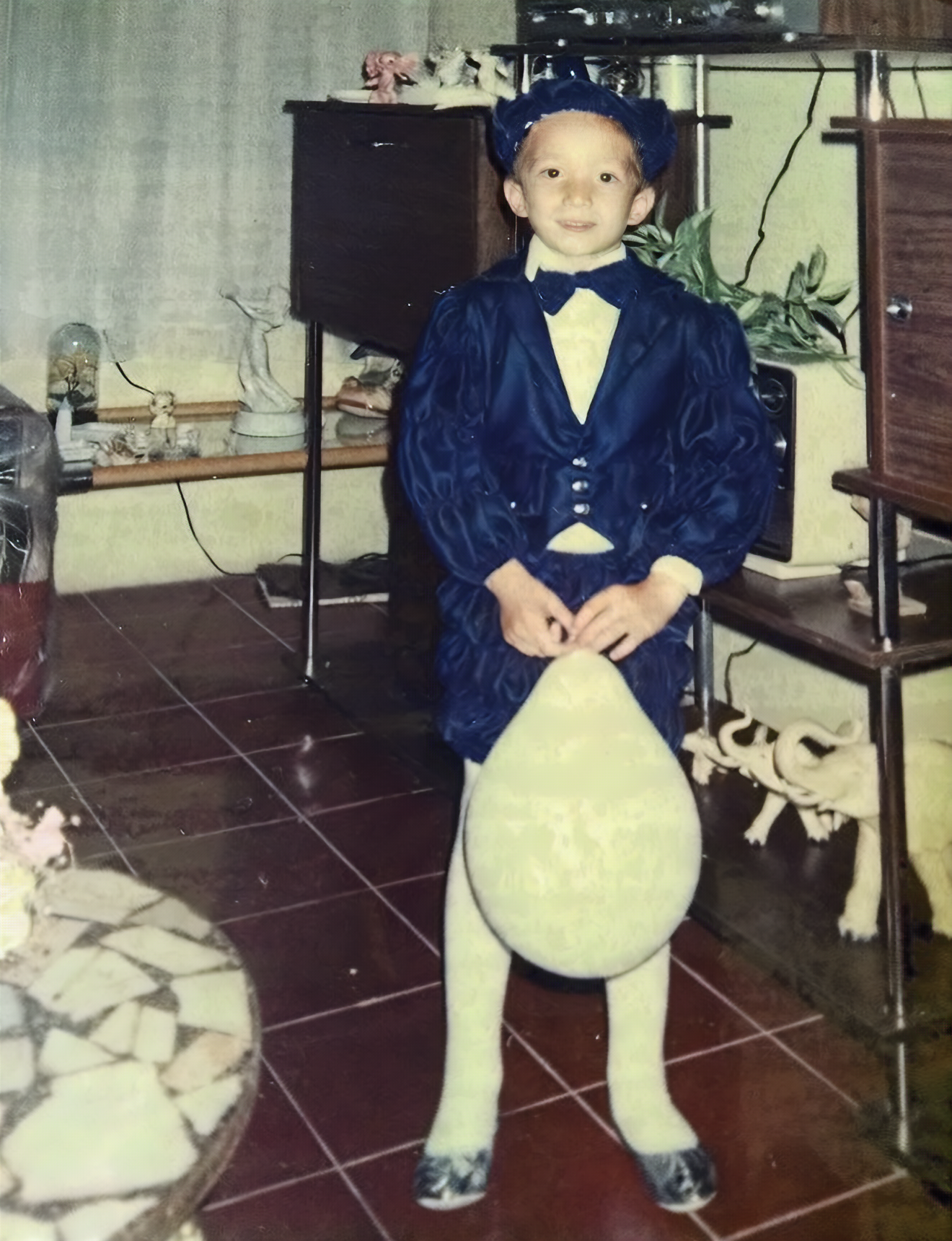 Foto restaurada con Studio AI: colores vivos y mejor definición
